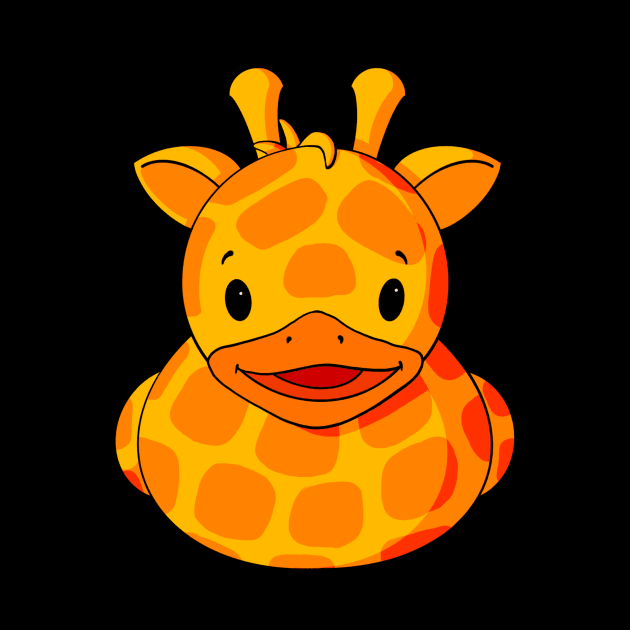 Giraffe Rubber Duck by Alisha Ober Designs