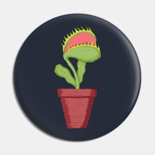 Venus Fly Trap Painting Pin