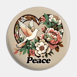 Peace Dove Pin