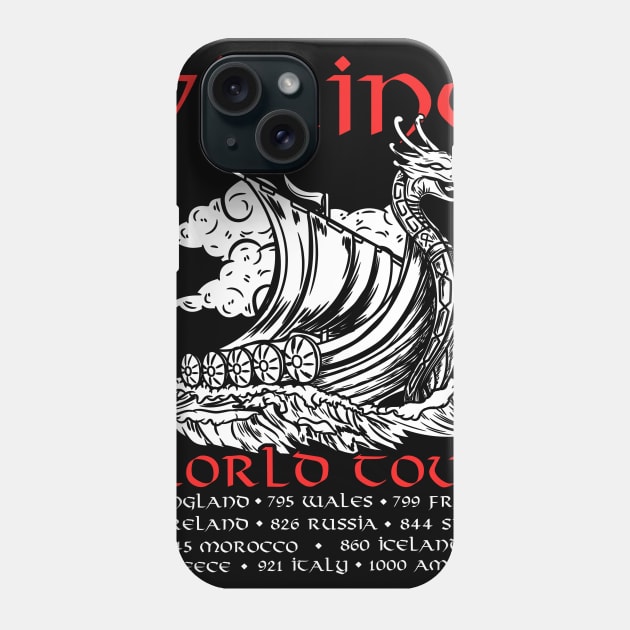 Viking World Tour T-Shirt Phone Case by biNutz