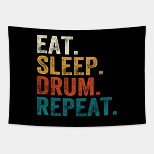 Eat Sleep Drum Repeat Drummers Tapestry