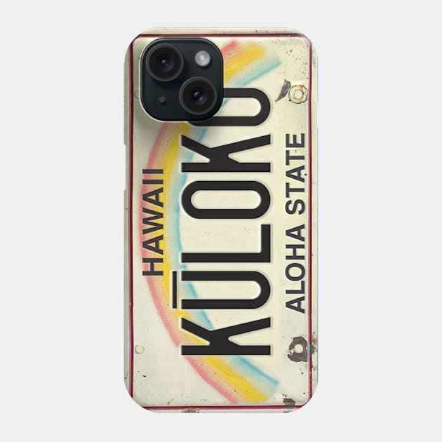 Kuloko Phone Case by HaleiwaNorthShoreSign