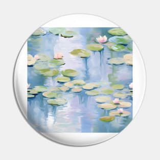 Monet Style Water Lilies 18 Pin