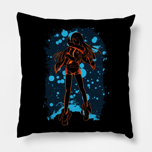 Science Genius Girl Pillow by petterart