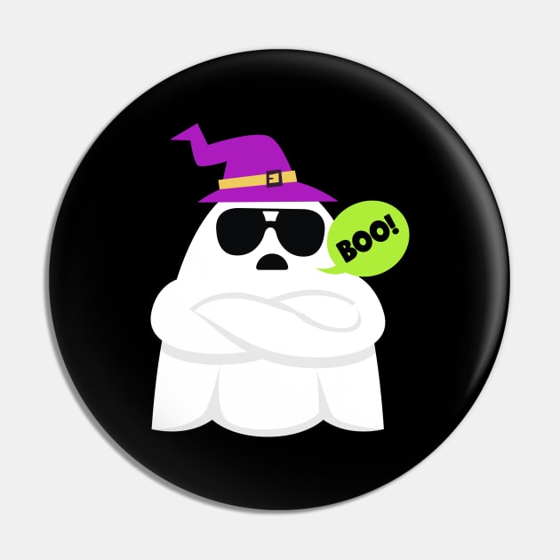 Halloween Boo Ghost Pin by JabsCreative