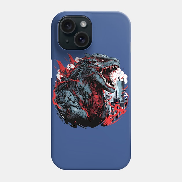 godzilla Phone Case by piratesnow