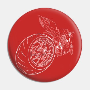 Red Moto Pin