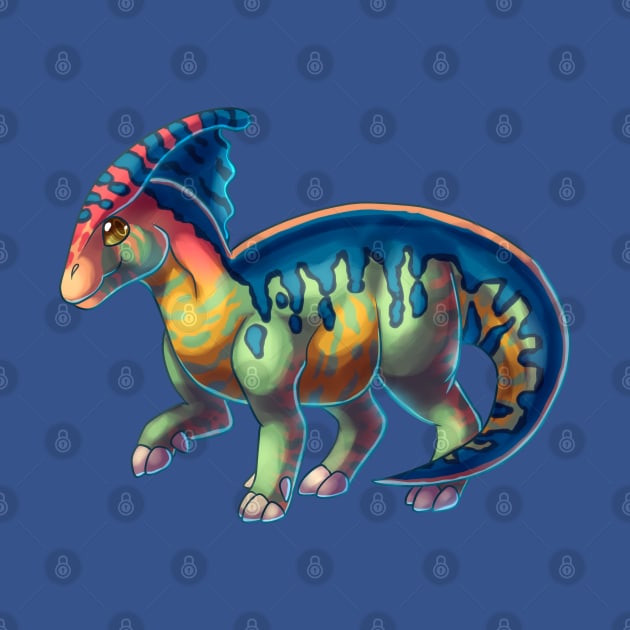 Parasaurolophus by cometkins