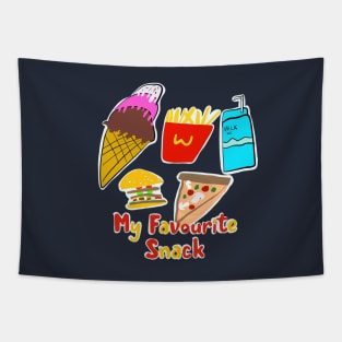 Most Favourite Snack Food Tapestry