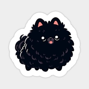 Black Pomeranian Magnet