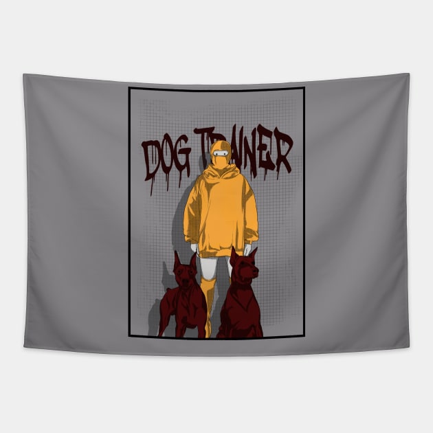 DOG TRAINER Tapestry by Junetjunet