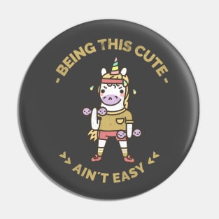 BEING CUTE by WOOF SHIRT Pin