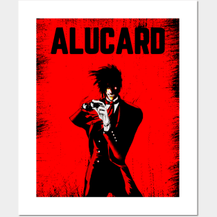 ALUCARD Inner demons Vampire Illustration Hellsing - Alucard Hellsing -  Posters and Art Prints