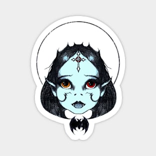 Vampire Bat Witch Magnet