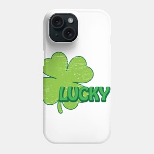 Lucky Vintage Shamrock Phone Case