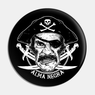 Alma Negra Black Flag Pin