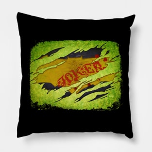 Joker/Bat Wall Art Pillow