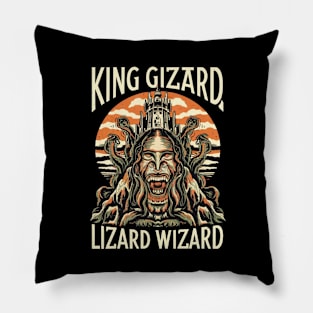 Lizard Wizard Pillow