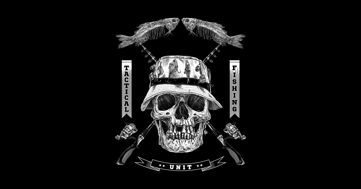 TACTICAL FISHING UNIT - Fishing - Sticker | TeePublic
