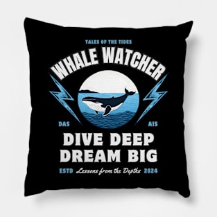 Whale Watcher Pillow