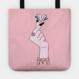 Finger Heart Tote