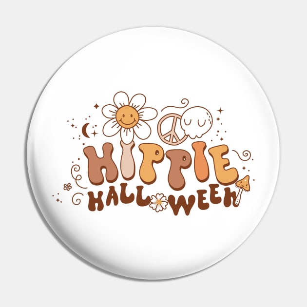 Hippie Halloween Pin by Milibella