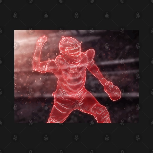 Yadier Molina Glow Artwork by AJ