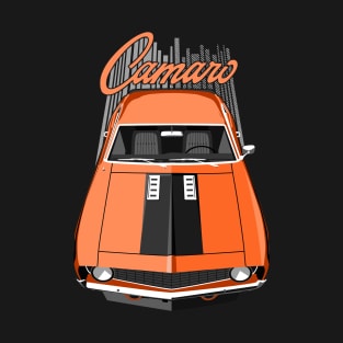 Custom 1969 Camaro - Orange and Black T-Shirt