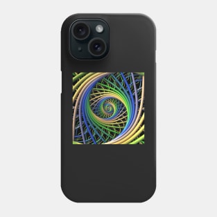 Helix and Spirals in Three Dimensions Phone Case