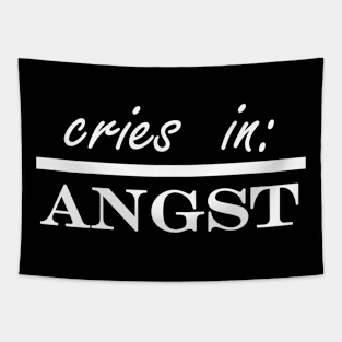 cries in angst Tapestry