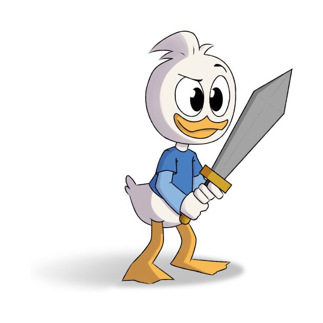 Dewey Duck by DiamondDragnfly