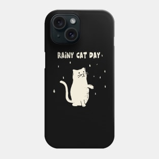 Rainy Cat, Need Milk Logo Design Phone Case