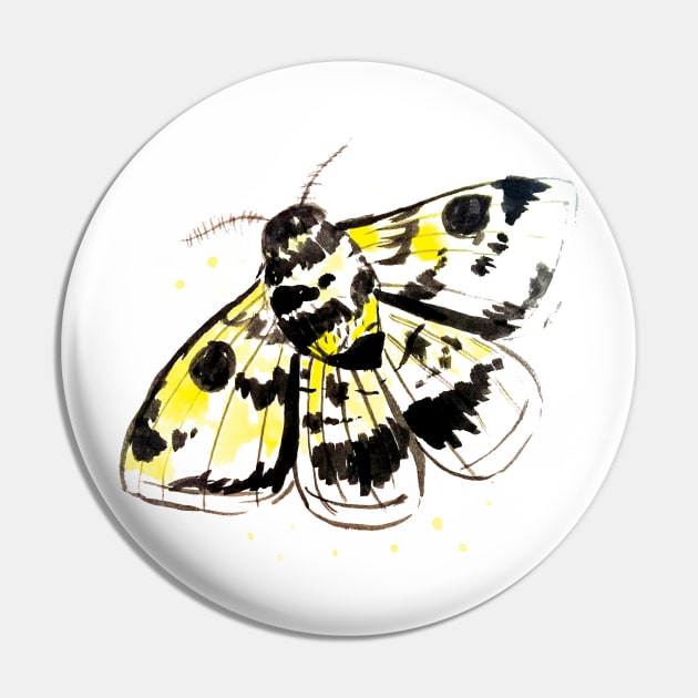 Poison Moth Pin by devilcat