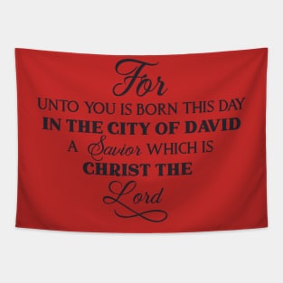 For unto you is born Tapestry