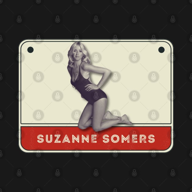 suzanne somers//original vintage fan art by DetikWaktu