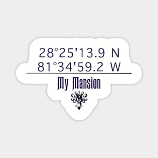 Mansion Coordinates Magnet