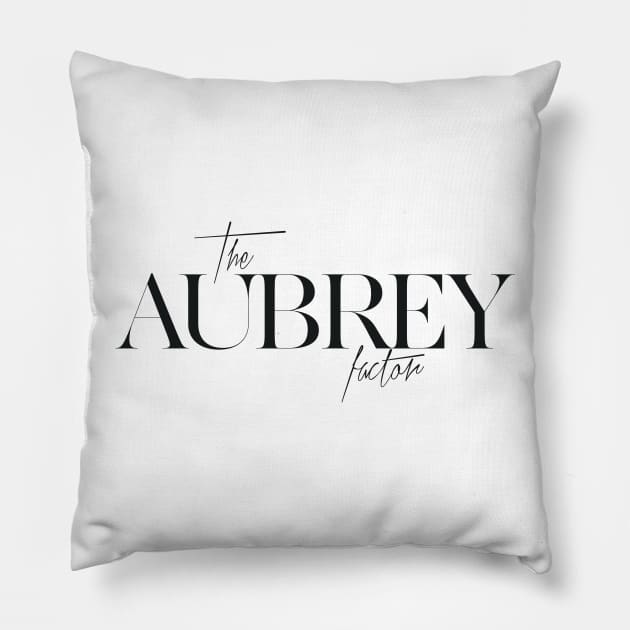 The Aubrey Factor Pillow by TheXFactor