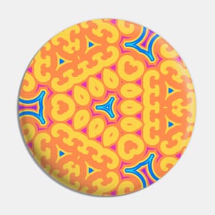 Kaleidoscope of Cute Bright Colors Pin