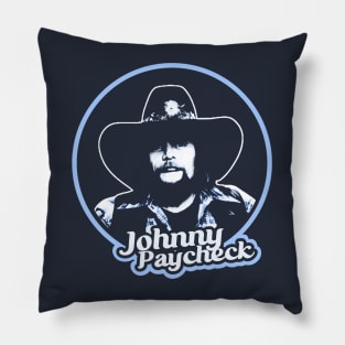 Johnny Paycheck // Country Artist Fan Art Pillow