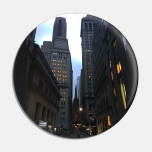 Wall Street, Manhattan, New York City Pin