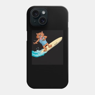 Kool Kat Surfer Phone Case