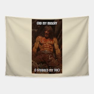 END MY MISERY - DARK FANTASY ART STYLE Tapestry