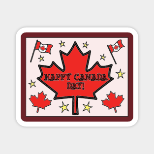 Happy Canada Day Magnet