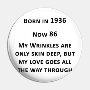 Born in 1936 Pin