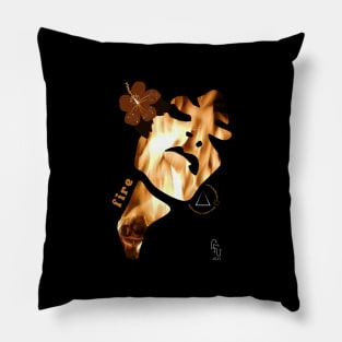 Divine Feminine Goddess of Fire Pillow