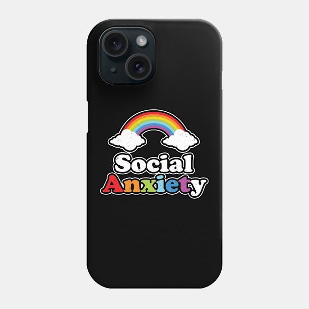 Social Anxiety Emo Clothes Aesthetic Soft Goth Phone Case by wbdesignz