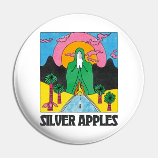 Silver Apples --- Original Fan Art Pin