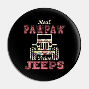 Real Papaw Drive Jeeps Cute Flower Jeep Floral Jeeps Women/Kid Jeep Lover Jeep Girl Pin