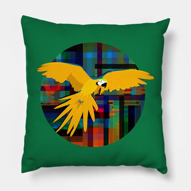 Parrot Pillow by momomoma