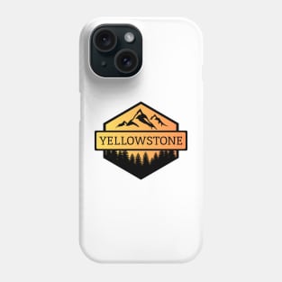 Yellowstone Montana Mountains and Trees Phone Case